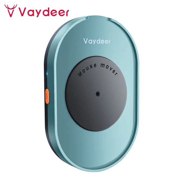 Dispositif électronique teal Vaydeer, conçu comme un mouvement de souris ou jiggler pour empêcher l'ordinateur de s'endormir.