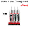 A tube of clear semi-fluid craft adhesive labeled B-7000 with a 15ml volume mark.