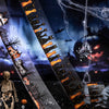 Vintage Gothic Halloween masking tape featuring black cats and orange accents for crafting