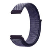 A dark purple nylon loop watch strap for a kids' watch, shown against a white background.