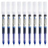 A set of ten smooth quick-drying gel pens in various colors and designs.