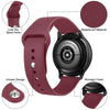 Maroon Silikonarmband und Uhrwerk mit verschiedenen Funktionen.