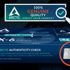 Box of Arctic MX-6 thermal compound with a verification label and a QR code for authenticity check