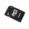 A black multi-function memory card adapter with a lock feature.