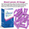 Box of Promisemed 30 Gauge disposable sterile blood lancets for diabetic testing