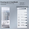 A set of Lanquo Sketch Color drawing pens and writing tools displayed in packaging.