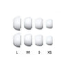 A set of replacement silicone eartips for AirPods Pro in sizes L, M, S, and XS.
