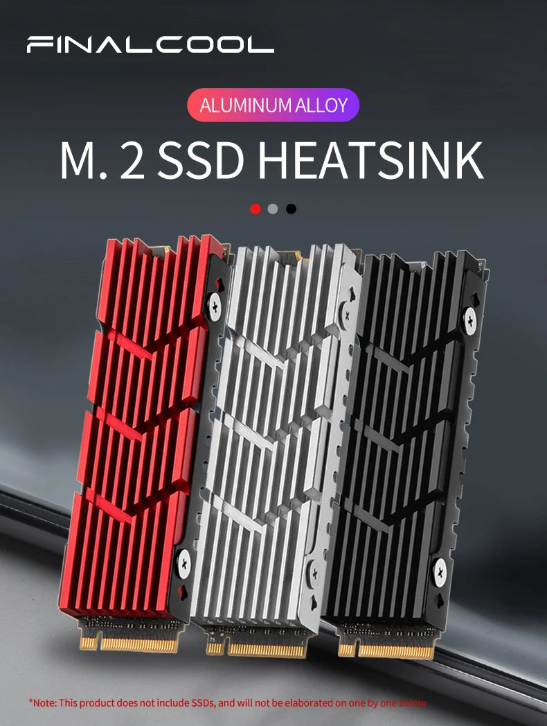 Aluminum M.2 SSD Cooler Heatsink