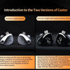 Comparison of two versions of Castor earphones Harman Target and Harman Target with Improved Bass Version
