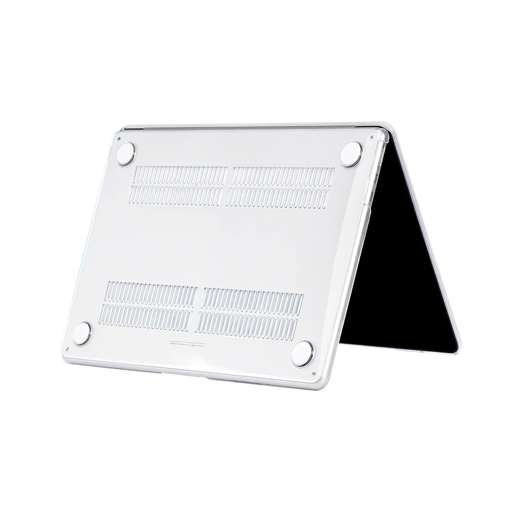A white universal laptop cover for a MacBook Air 15, shown with the screen open.