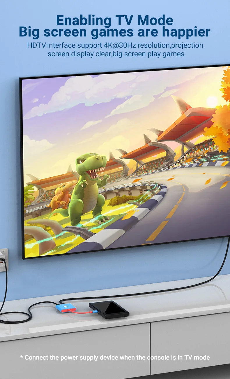 A television screen displays a vibrant game scene, illustrating the benefits of HDTV interface for big screen play games.