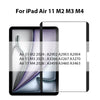 Película magnética para iPad Air 11 M2 M3 M4 mostrada junto a una pantalla en blanco.