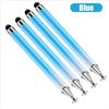 Four blue precision stylus pens shown with a blue label.