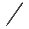 A black universal stylus pen shown diagonally against a white background.