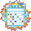 Colorful incentive reward chart for kids behavior tracking featuring cute animal characters and colored sections.