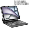 A silver Slim Bluetooth Keyboard Case for an iPad Air showing the device and its case.