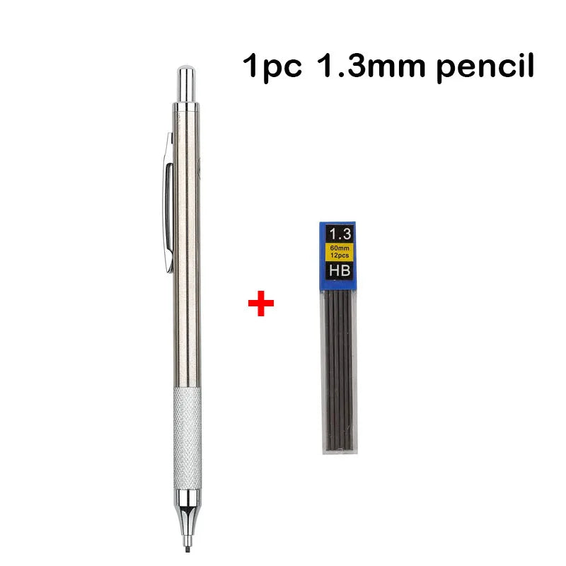 A single 1.3mm mechanical pencil is shown next to a box labeled 1.3 HB.