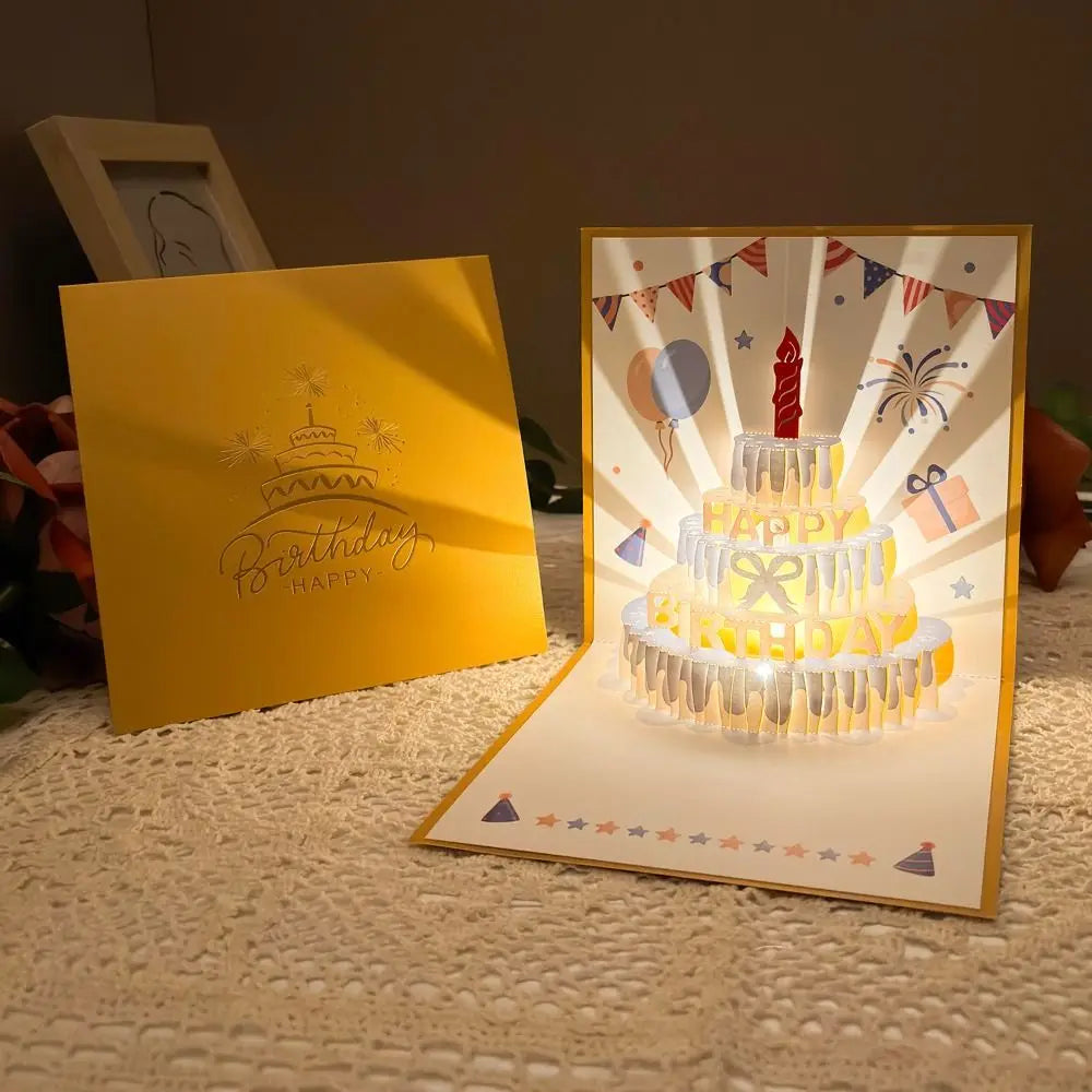 Musical LED Birthday Greeting Card