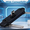 A foldable USB-C to USB-C charging adapter and phone stand demonstrating wide compatibility for various devices.