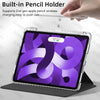يد تدفع قلم رصاص في حامل أقلام مدمج لشحن Apple Pencil.