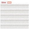 Silver metal pen clips for notebooks and journals