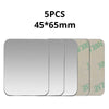 Five silver magnetic mount plates measuring 45x65mm stacked together.