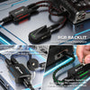 RGB gaming keyboard cable showing button switching and magnetic switching features