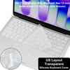 US Layout transparent silicone keyboard cover for MacBook Neo 13 inch model A3404 A18 Pro chip