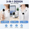 3-in-1 Design: Handhelden, Schreibtisch- und Halsventilator zur persönlichen Kühlung