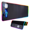 A black magnetic wireless charging mousepad with an embedded camera and a separate charging component.