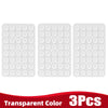 Three transparent silicone suction cup phone holders for mounting devices