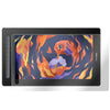 Anti-glare matte screen protector for a digital drawing tablet with an abstract colorful design.