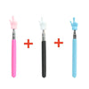 Three teaching pointers in pink, white, and blue with a red plus sign.