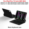 Black keyboard case for iPad Pro 13 inch (M5) and iPad Pro 13 inch (M4) models.