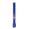 A blue magnetic LED flashlight with a telescoping grip.