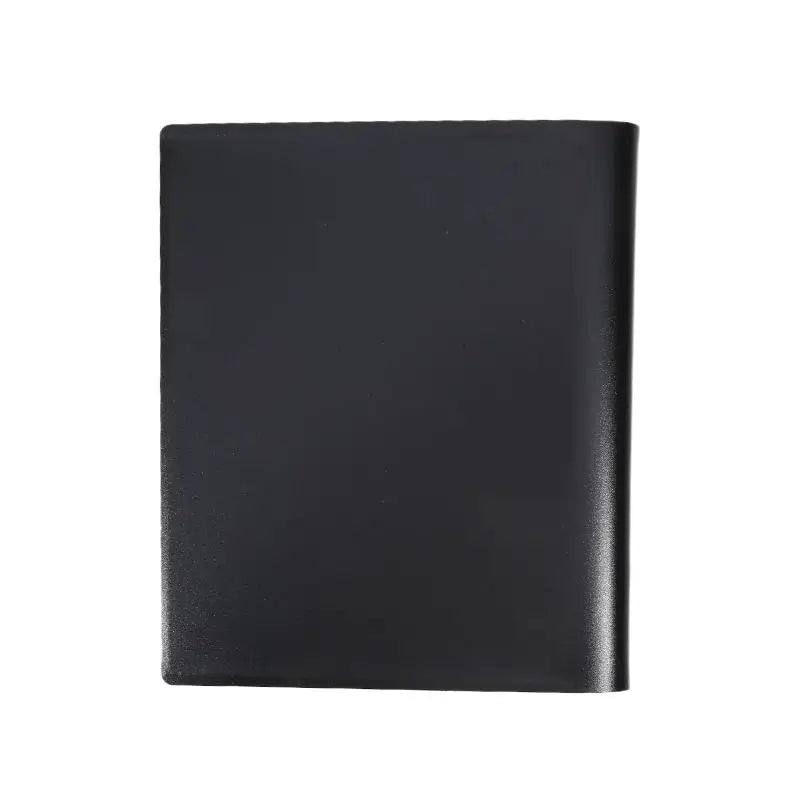 A black large capacity card binder album with a smooth, rectangular cover.