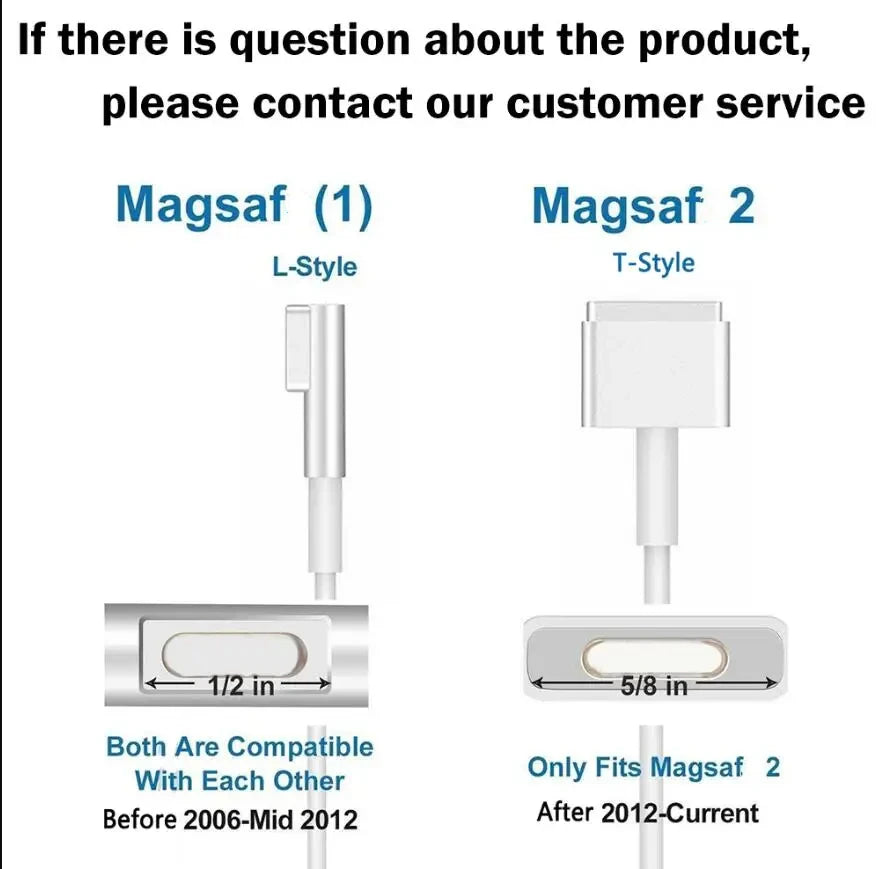 Apple Compatible Laptop Charger Adapter