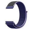 A purple nylon loop watch strap for a kids' watch, shown against a white background.
