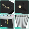 A black A4 accordion file organizer with a secure buckle and seven pockets for storing pens and documents.
