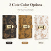 Three options for a cute cartoon bear cash budget notebook in black, khaki, and white.