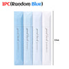 A set of four blue and white gradient double-sided tape pens for scrapbooking and journaling