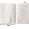 A white A6 photo storage booklet shown open, displaying its dimensions.
