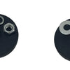 Black magnetic base mount bracket featuring various metal fasteners and rings.
