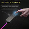 A hand presses a single control button on an RGB backlit mouse pad to change the lighting mode.