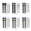 A collection of precision mechanical pencils shown in various diameters from 2.0MM down to 0.3MM.