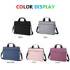 A collection of ultra-thin laptop sleeves in various colors including black, grey, navy blue, pink, and purple.
