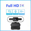 A black streaming webcam with a lens and microphone, featuring Auto Focus, Mic Sensitive, and Noise Reduction features.