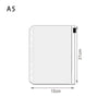 A5 binder pockets for notebooks shown in a flat, rectangular view.