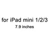 HD tempered glass screen protectors for all iPad models