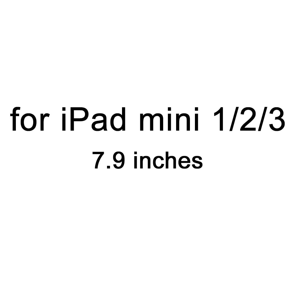 HD tempered glass screen protectors for all iPad models